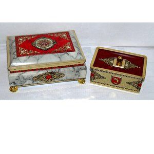 Two Vintage Decorative Blue Bird Confectionery Tin Cans - Harry Vincent Limited